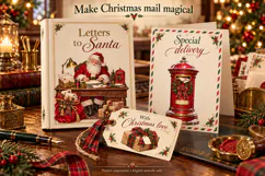 Santa Mail Clipart - North Pole Postal Product Image 3