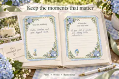 First Birthday Memory Cards, Printable Golf Journaling Note Product Image 3