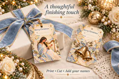 Heavenly Christmas Gift Tags Printable Product Image 4