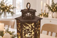 Christmas Stories Lantern SVG - 12 Festive Panels Product Image 6