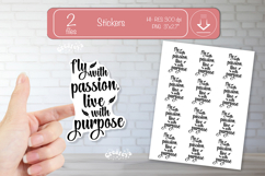 Motivational Quotes Sticker PNG, Inspirational affirmation Product Image 1