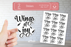 Motivational Quotes Sticker PNG, Inspirational affirmation Product Image 1