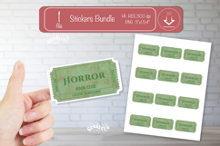 Book Club Ticket printable Sticker Reading Genre Ticket png Product Image 1