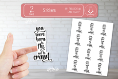 Motivational Quotes Sticker PNG, Inspirational affirmation Product Image 1