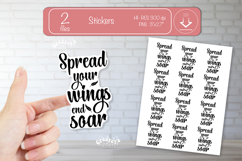 Motivational Quotes Sticker PNG, Inspirational affirmation Product Image 1