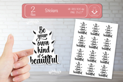 Motivational Quotes Sticker PNG, Inspirational affirmation Product Image 1