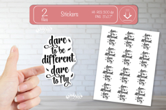 Motivational Quotes Sticker PNG, Inspirational affirmation Product Image 1