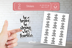 Motivational Quotes Sticker PNG, Inspirational affirmation Product Image 1