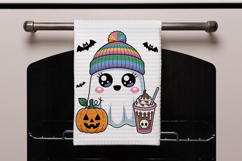 Cute Pastel Boujee Ghost Coffee Beanie Product Image 3