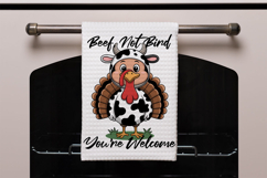 Beef Not Bird Funny Thanksgiving Cow Turkey Product Image 3