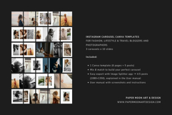 Instagram Carousel Canva Templates | Lifestyle Photography Product Image 3