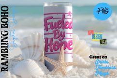 Fueled By Hope Pink Awareness Ribbon Art Product Image 3