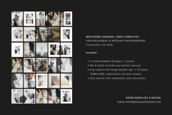 Instagram Carousel Canva Templates | Wedding Photography Product Image 3