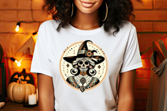 Cute Halloween witch clipart | Abstract shirt designs png Product Image 3