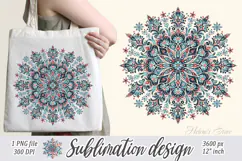 Christmas snowflakes clipart|Cute Winter flower shirt design Product Image 2