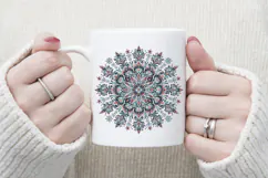 Christmas snowflakes clipart|Cute Winter flower shirt design Product Image 3