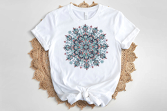 Christmas snowflakes clipart|Cute Winter flower shirt design Product Image 4