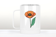Wild flower poppy clipart |Vintage Summer flower graphics Product Image 4
