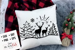Deers in the Snow SVG Product Image 1