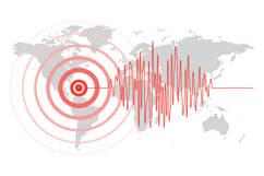 Earthquake seismic waves. Product Image 1