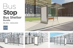 Bus Stop Bus Shelter Mockup Vol- 26 Product Image 1