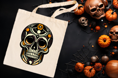 Cute Halloween skull clipart | Abstract shirt designs png Product Image 3