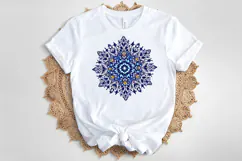 Christmas snowflakes clipart|Cute Winter flower shirt design Product Image 1