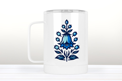 Wildflowers clipart | Vintage Blue Campanula flower graphics Product Image 3