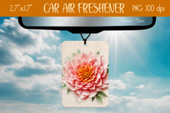 3d Floral Air Freshener Car| Car air freshin sublimating png Product Image 1
