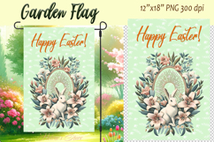 Easter Garden Flag Sublimation BUNDLE |Cute Religious Easter Product Image 12