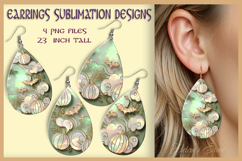 Green Pastel Halloween pumpkin teardrop earrings designs Product Image 1