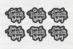 Birthday Boy SVG, Birthday Squad Svg, Family Shirt Quotes Product Image 3
