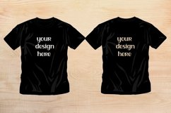 Black Two T-Shirt Mock up | Gildan T-Shirt Mock up Tshirt Product Image 1
