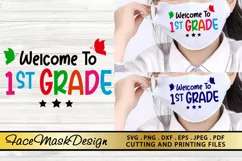 Mask SVG PNG EPS DXF Face Mask SVG Mask Design SVG Cut File Product Image 1
