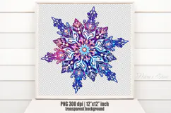 Christmas snowflakes clipart|Cute Winter flower shirt design Product Image 1