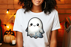 Cute Halloween ghost clipart png | Funny girl shirt designs Product Image 3