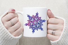 Christmas snowflakes clipart|Cute Winter flower shirt design Product Image 3