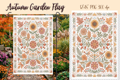 Autumn forest Garden Flag Sublimation | Fall garden design Product Image 1