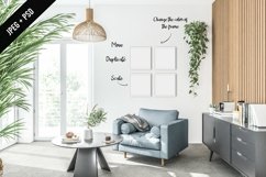 Living room mockup - frame &amp; canvas mockup creator Product Image 4