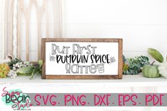 But First Pumpkin Spice Latte - A Fall SVG Product Image 3