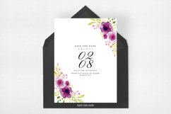 Burgundy Wedding Invitation Suite Product Image 4