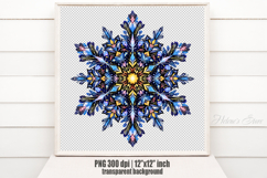 Christmas snowflakes clipart|Cute Winter flower shirt design Product Image 2