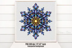 Christmas snowflakes clipart|Cute Winter flower shirt design Product Image 2
