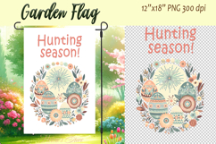 Easter Garden Flag Sublimation |Religious sublimation design Product Image 1