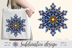 Christmas snowflakes clipart|Cute Winter flower shirt design Product Image 3