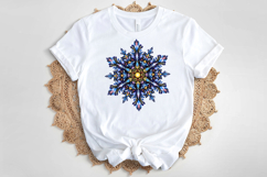 Christmas snowflakes clipart|Cute Winter flower shirt design Product Image 4