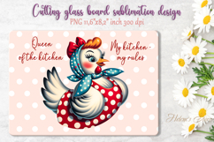 Cute chicken and funny quote cutting board designs BUNDLE Product Image 15