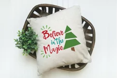 Believe in the Magic SVG File - Christmas SVG Cut File Product Image 7