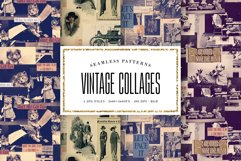 Vintage Seamless Collage Backgrounds Product Image 1