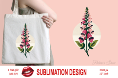 Wildflowers clipart | Vintage foxglove flower graphics Product Image 2